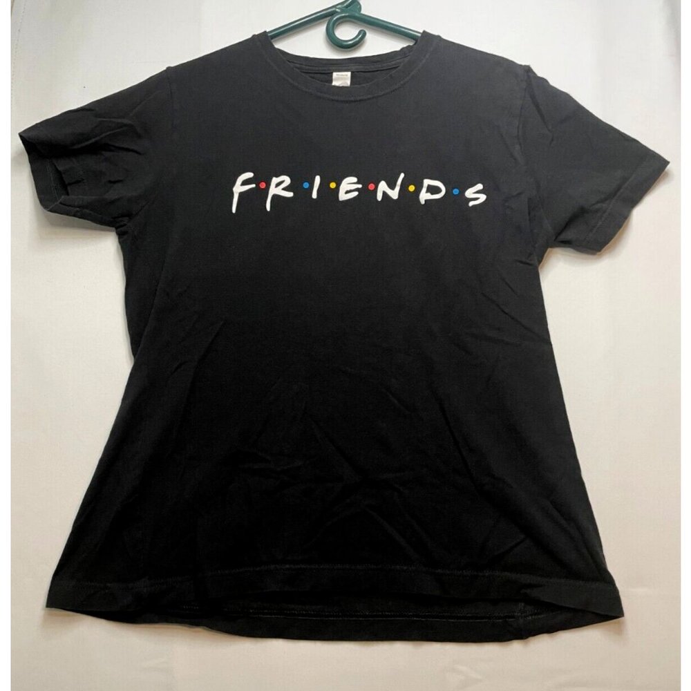Friends Central Perk shirt womens large short sleeve TV Show black